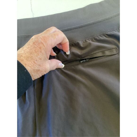 ATHLETA Nikita Slim Tapered Crop Pant Sz 20 Performance Stretch Brown - Picture 9 of 12